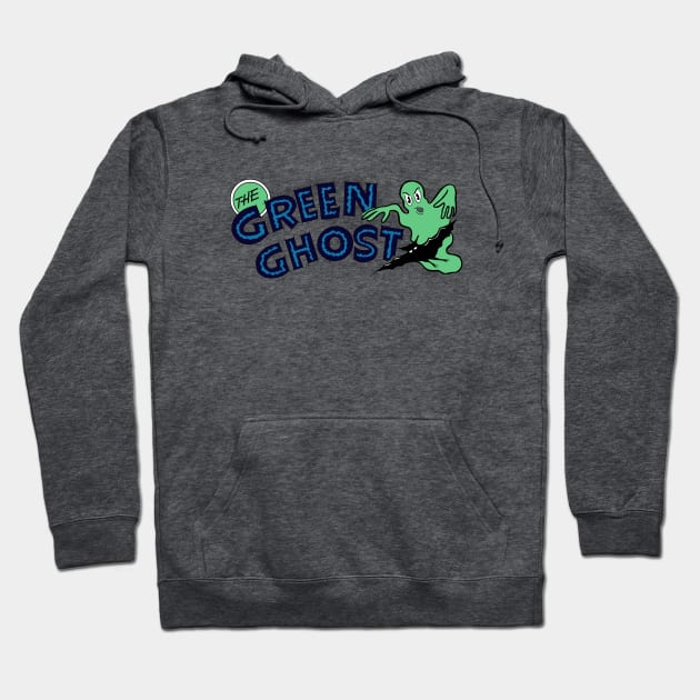 Green Ghost Hoodie by CoverTales